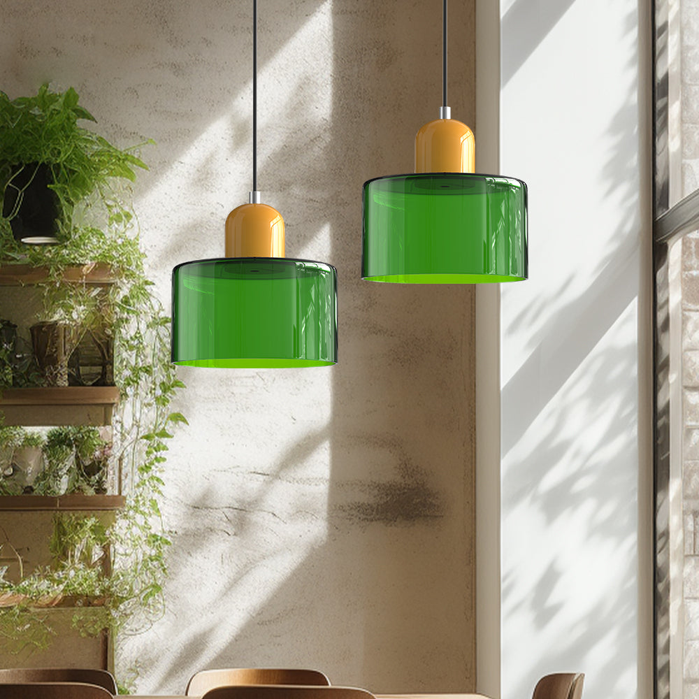 Creative Fresh Small Glass Pendant Light