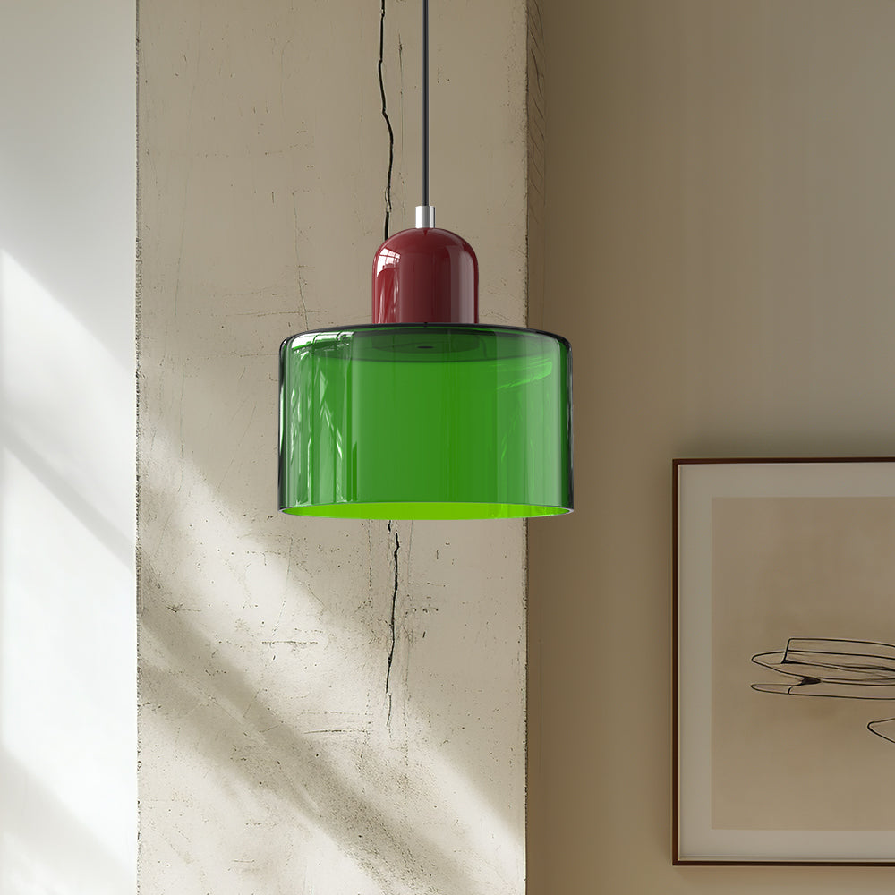 Creative Fresh Small Glass Pendant Light