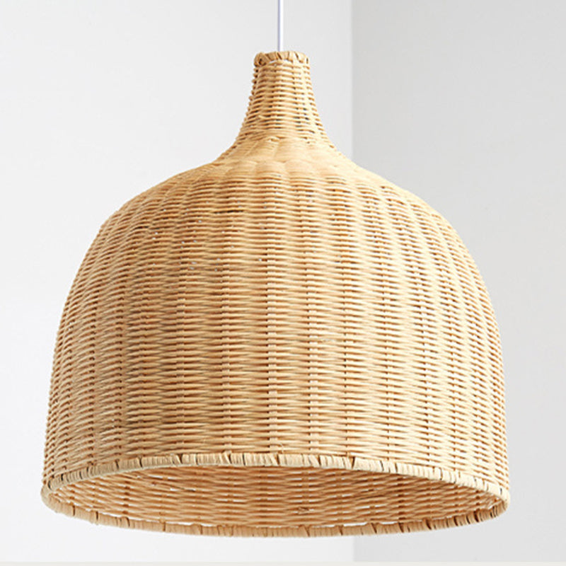 Bohemian Pendant Lampshade Rattan Woven Pendant Light