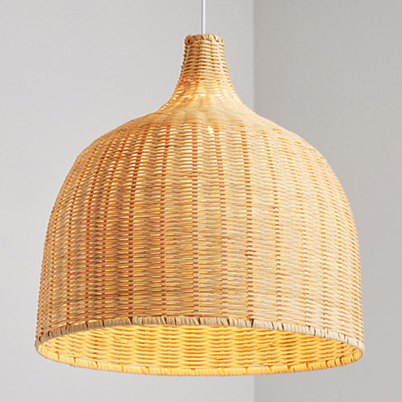 Bohemian Pendant Lampshade Rattan Woven Pendant Light