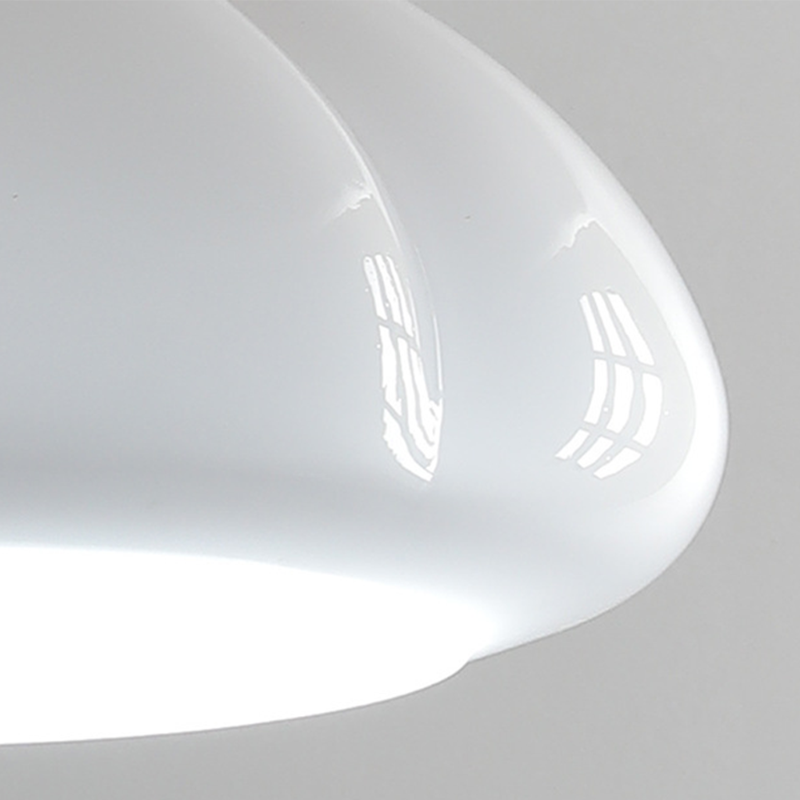 Vintage Pumpkin Glass Pendant Light