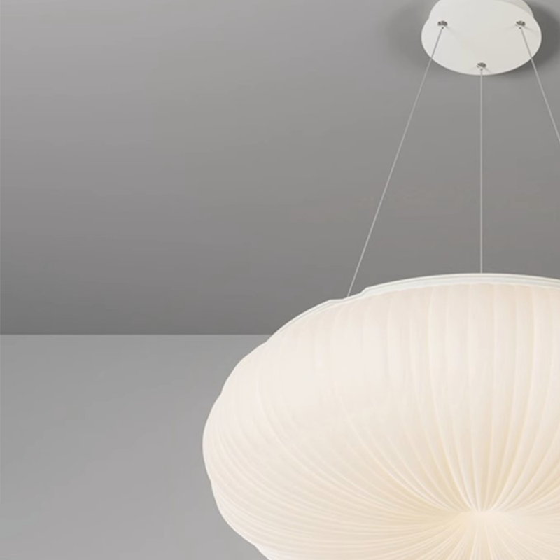 Minimalist Shell Round LED Flush Mount Ceiling Light