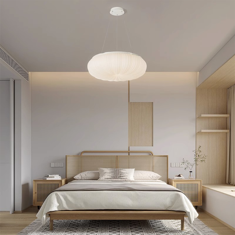 Minimalist Shell Round LED Flush Mount Ceiling Light