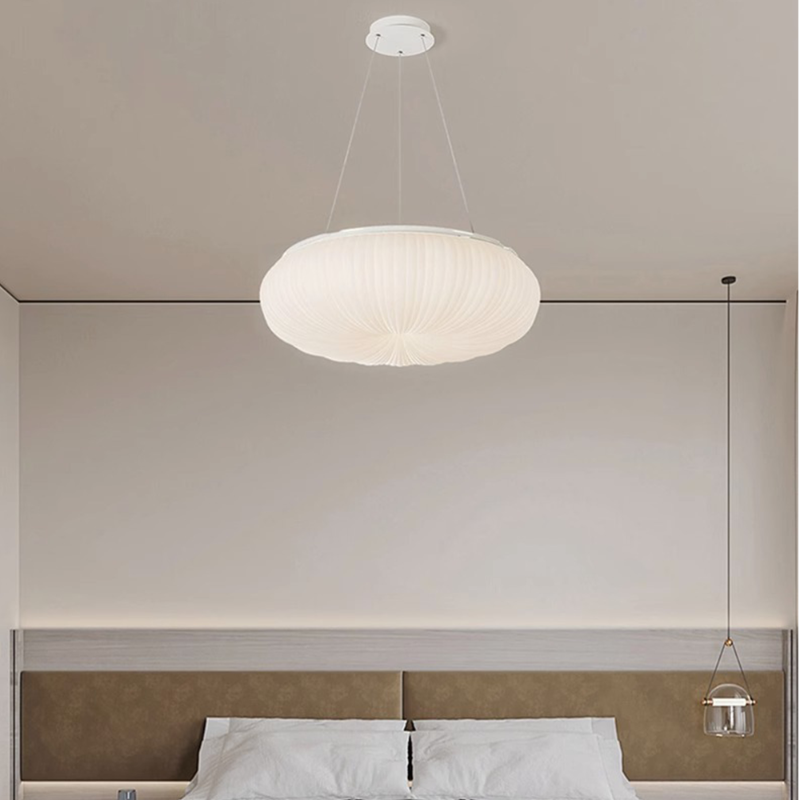 Minimalist Shell Round LED Flush Mount Ceiling Light