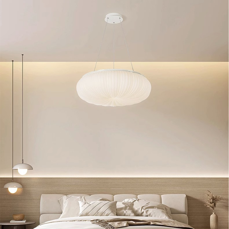 Minimalist Shell Round LED Flush Mount Ceiling Light