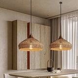 Load image into Gallery viewer, Wabi-sabi Retro Rattan Pendant Wicker Light Fixture