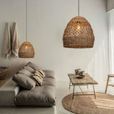 Load image into Gallery viewer, Natural Seagrass Pendant Light Handmade Lampshade