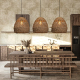 Load image into Gallery viewer, Natural Seagrass Pendant Light Handmade Lampshade