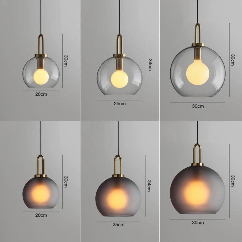 Modern Glass Ball Pendant Lights