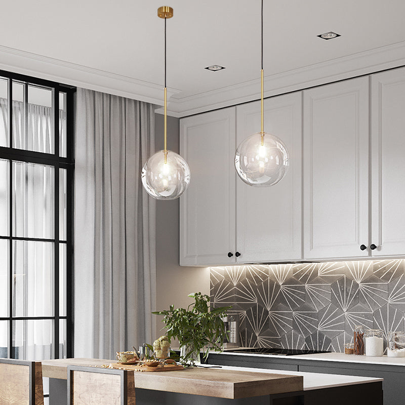 Modern Chandelier Glass Pendant Light Creative Living Room Light