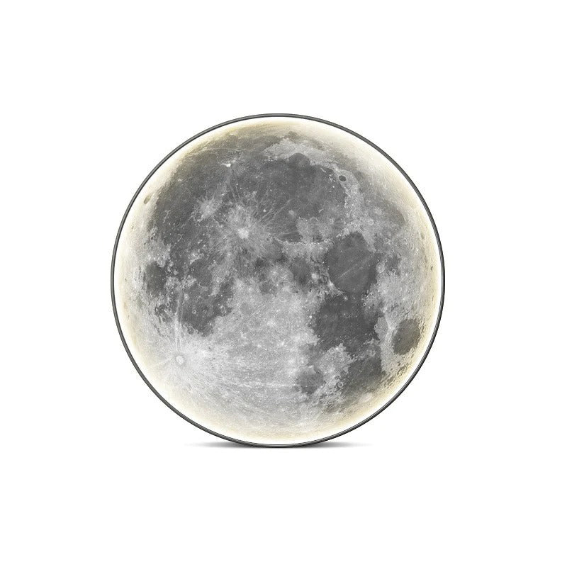 Moon Wall Lamp Modern Light Trichromatic Light Adjustable Creative Corridor Mural Lamp