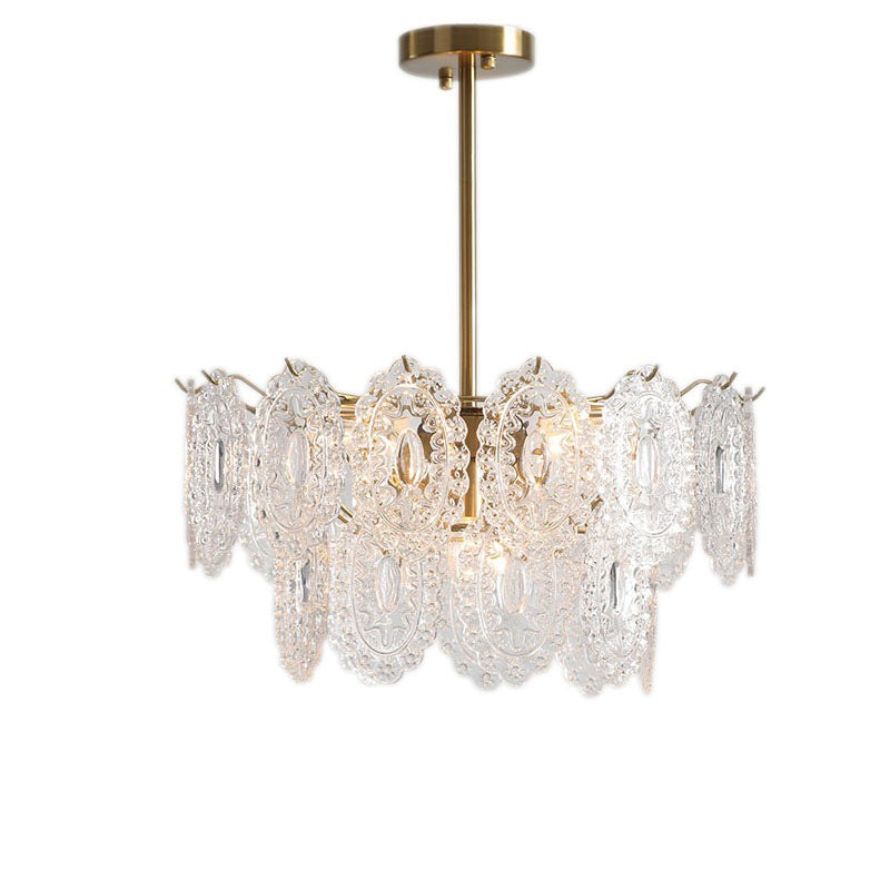 Luxury Led Crystal Chandeliers Lighting Living room Hanging Lamp