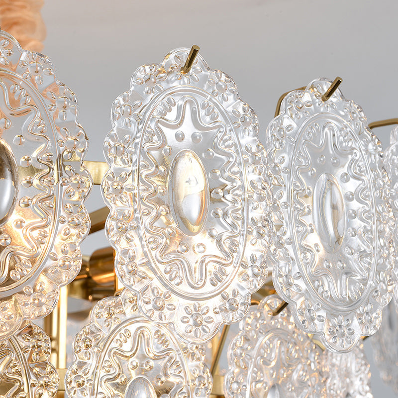 Luxury Led Crystal Chandeliers Lighting Living room Hanging Lamp