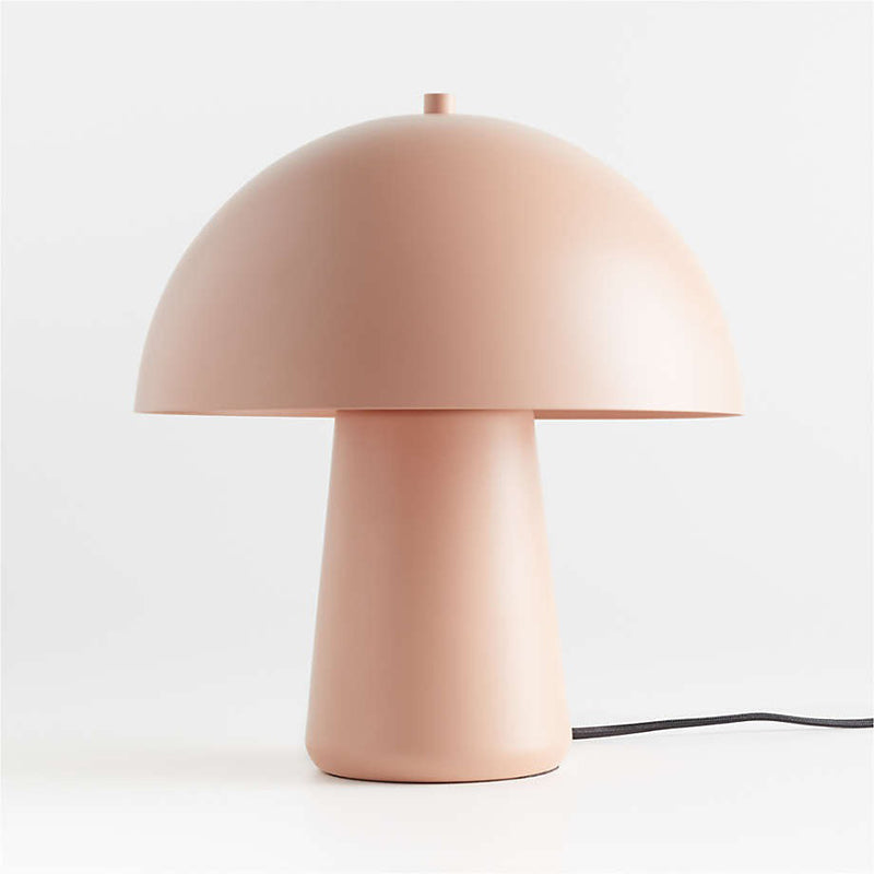 Pink Desk Lamp Bedroom Bedside Mushroom Light
