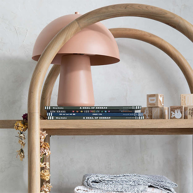 Pink Desk Lamp Bedroom Bedside Mushroom Light