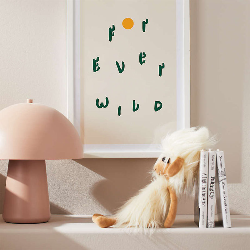 Pink Desk Lamp Bedroom Bedside Mushroom Light
