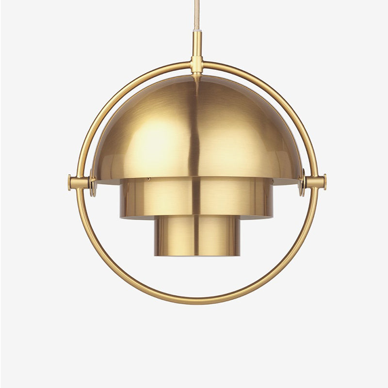 Nordic bedroom bedside creative metal single-head chandelier