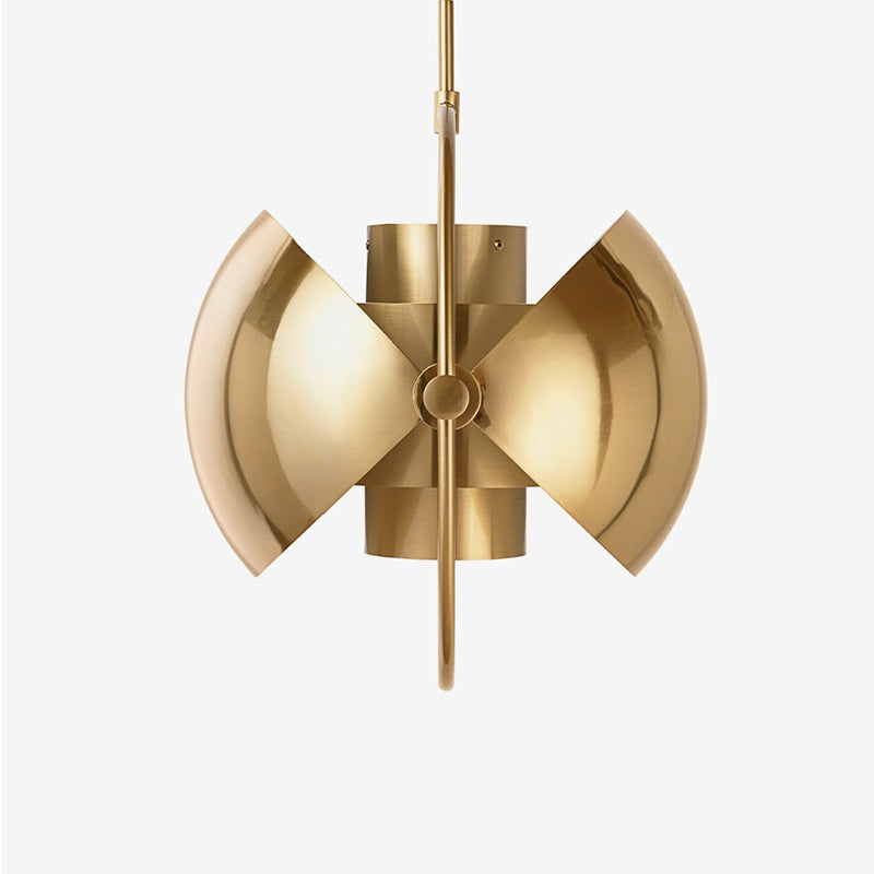 Nordic bedroom bedside creative metal single-head chandelier