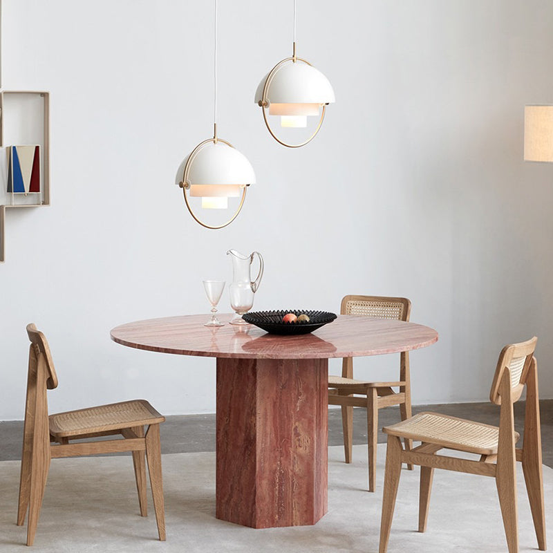 Nordic bedroom bedside creative metal single-head chandelier