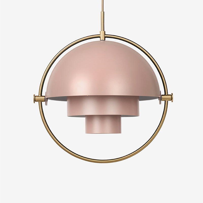 Nordic bedroom bedside creative metal single-head chandelier