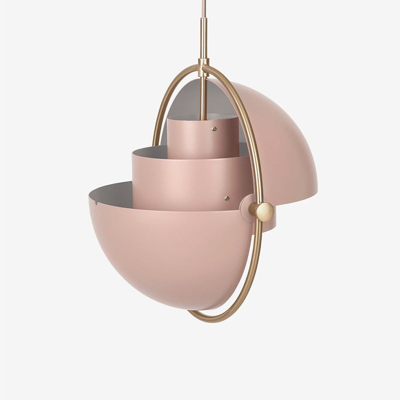 Nordic bedroom bedside creative metal single-head chandelier