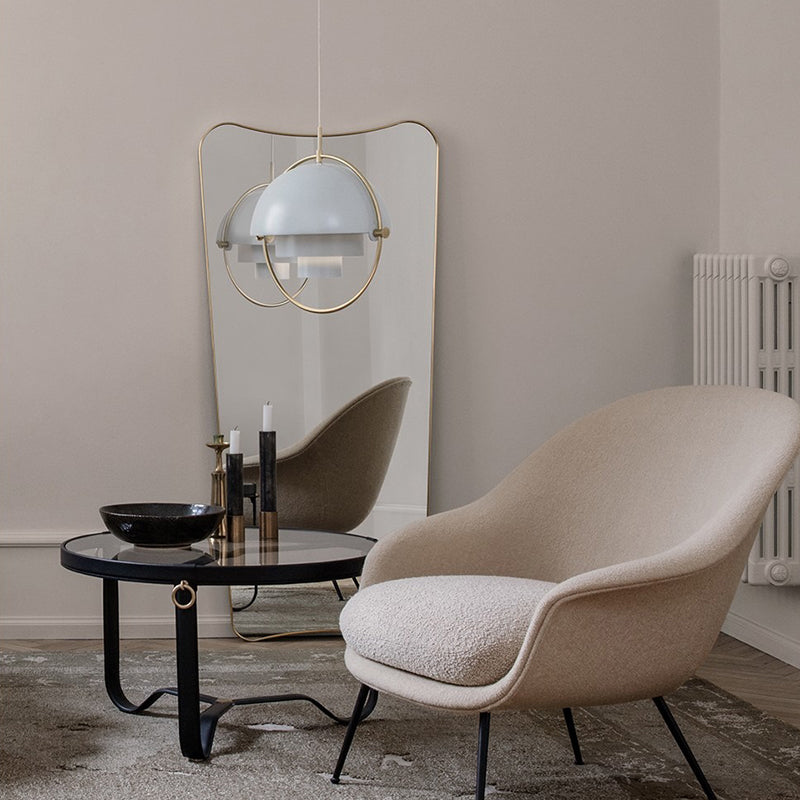 Nordic bedroom bedside creative metal single-head chandelier