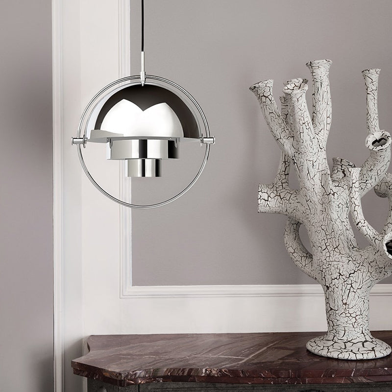 Nordic bedroom bedside creative metal single-head chandelier