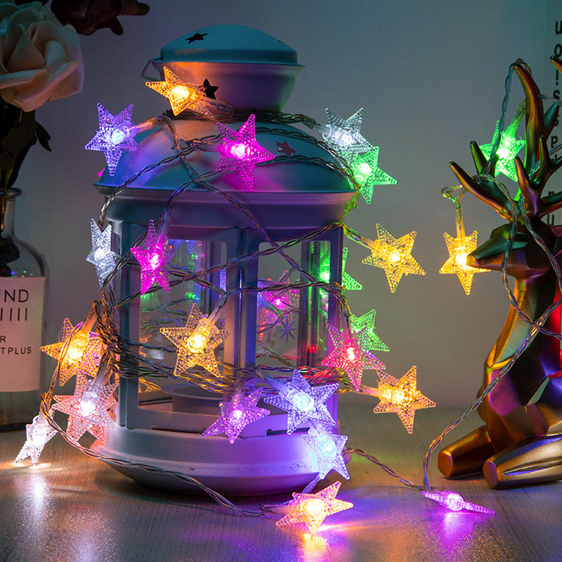 Star String Lights 100 LED Christmas Lights Twinkle Fairy Lamps