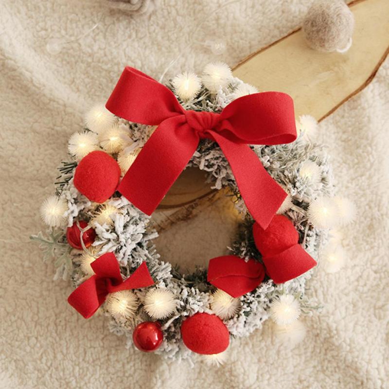 Best Christmas Wreath Hanging Home Decoration With Light