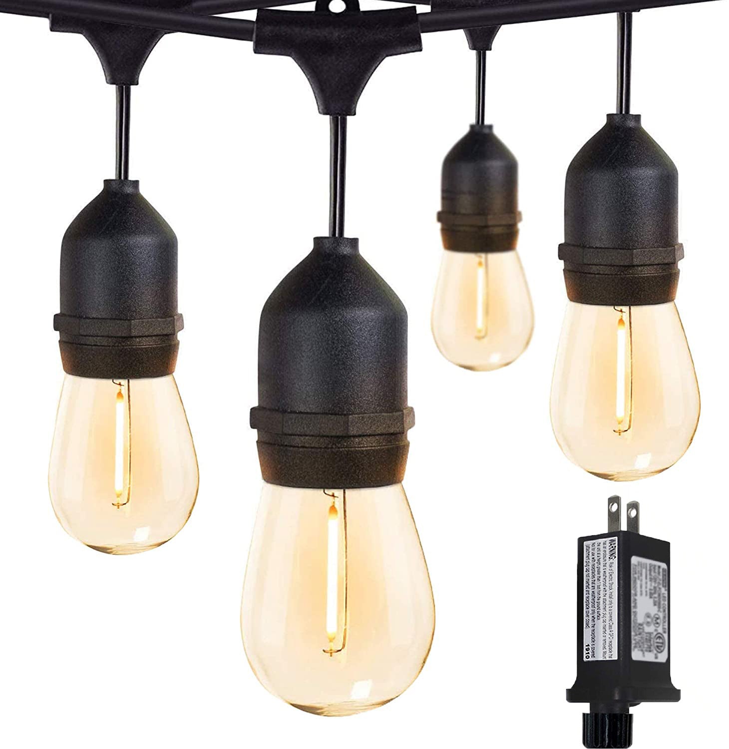 LED Outdoor String Lights for Holiday Decoration Garden Wedding Party Linkable