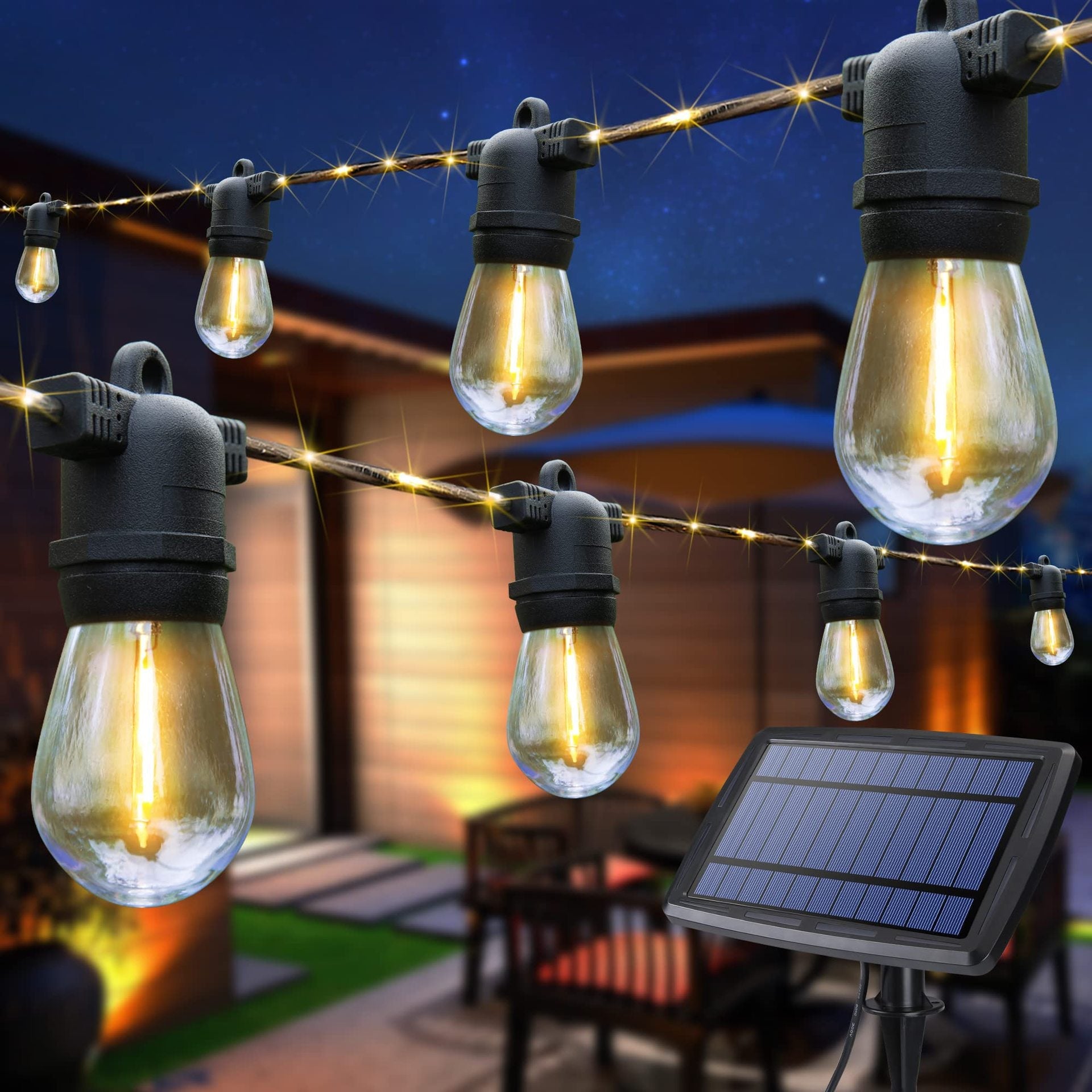 LED Outdoor String Lights for Holiday Decoration Garden Wedding Party Linkable