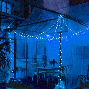 Brightown Solar String Lights Outdoor Crystal Globe Lights with 8 Lighting Modes
