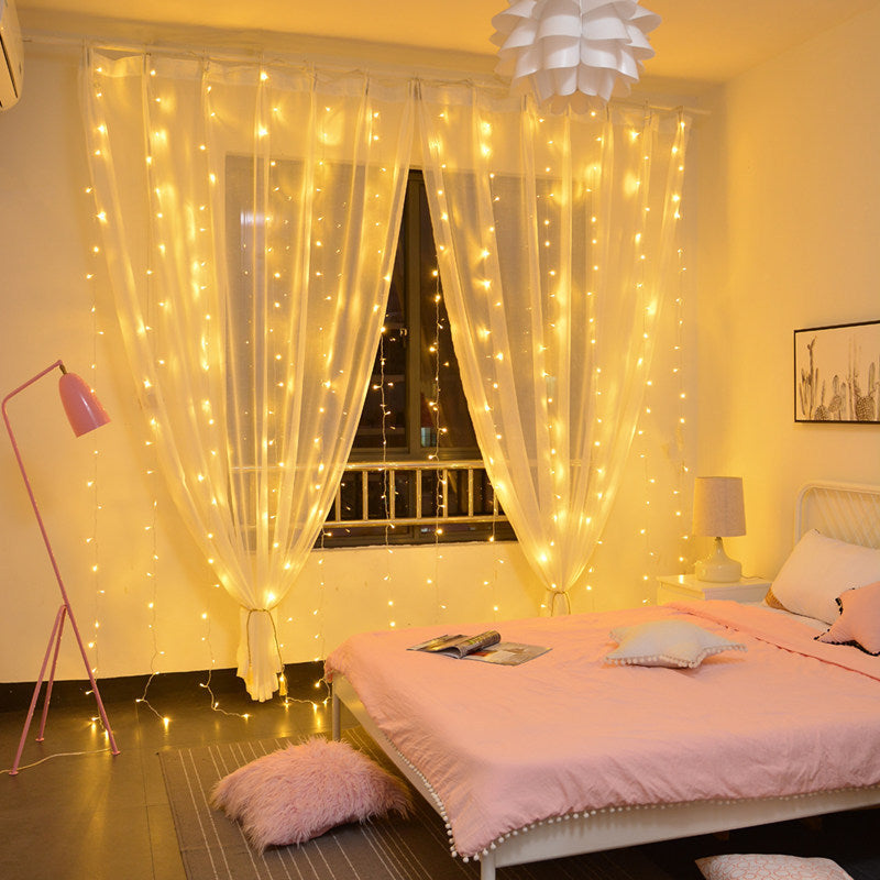 Curtain LED Light Neon USB 8-Mode Fairy Lamp with Remote Control