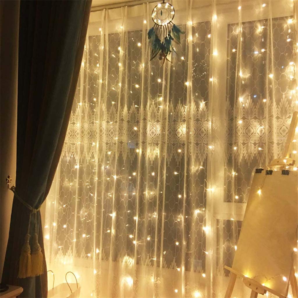 Curtain LED Light Neon USB 8-Mode Fairy Lamp with Remote Control