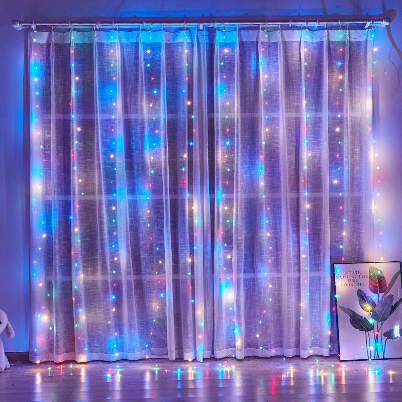 Curtain LED Light Neon USB 8-Mode Fairy Lamp with Remote Control