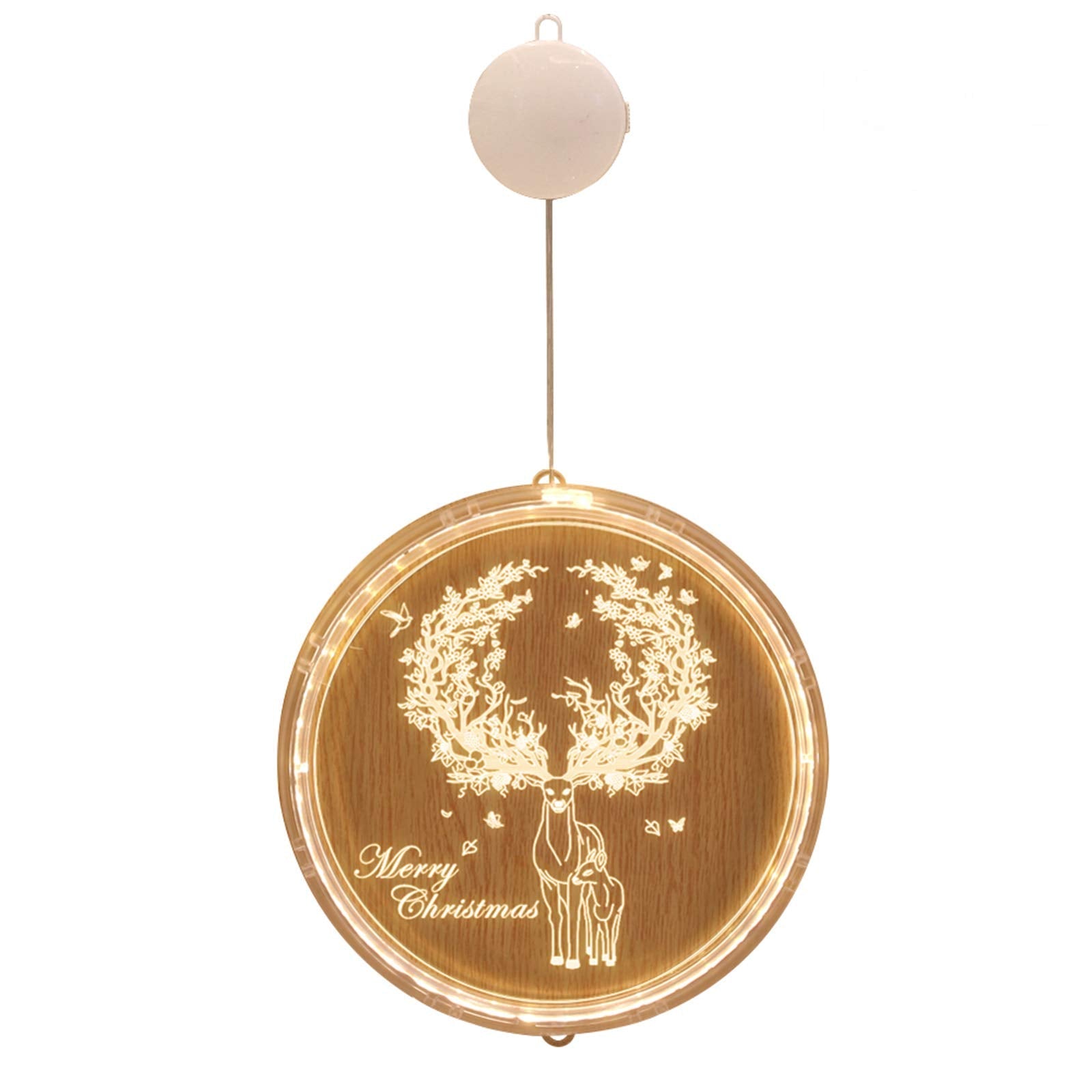 3D Christmas LED Hanging Lights Festive Lights and Star Lights