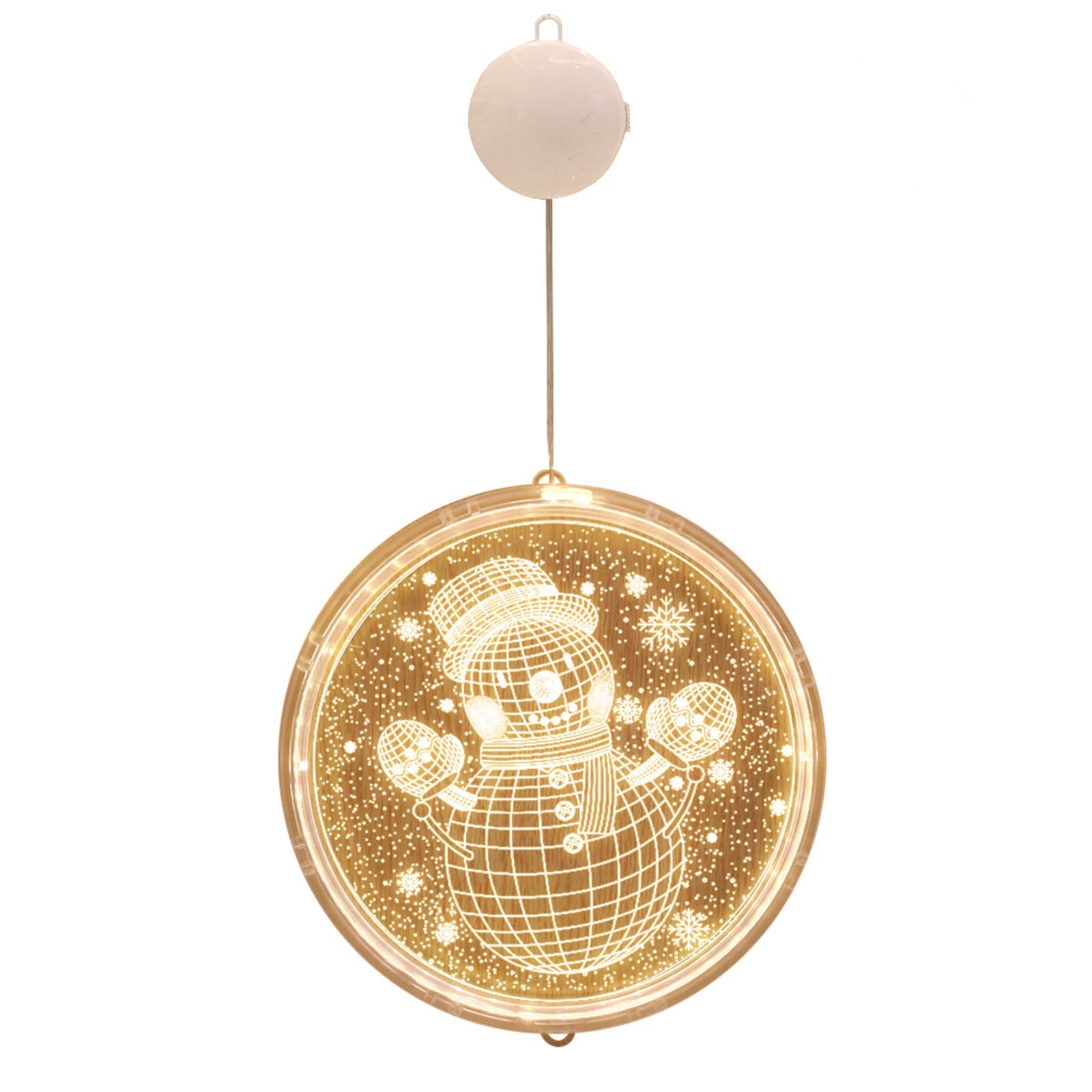 3D Christmas LED Hanging Lights Festive Lights and Star Lights