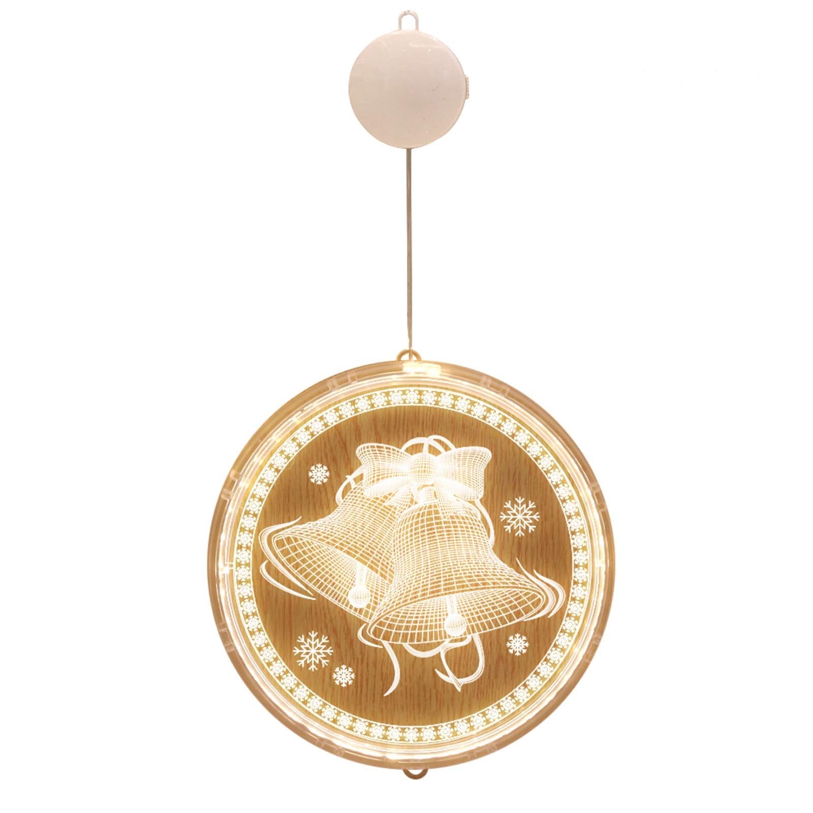 3D Christmas LED Hanging Lights Festive Lights and Star Lights