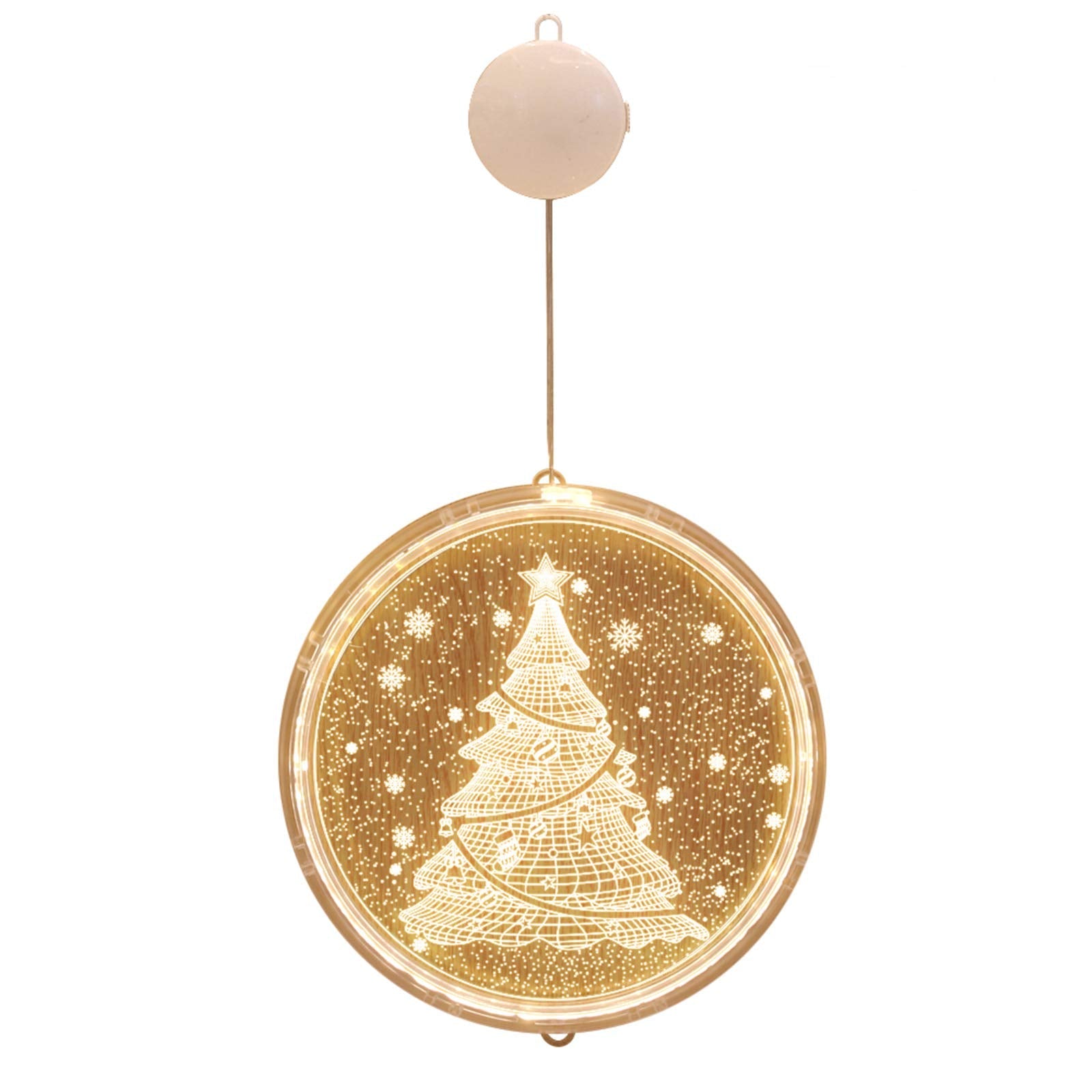 3D Christmas LED Hanging Lights Festive Lights and Star Lights