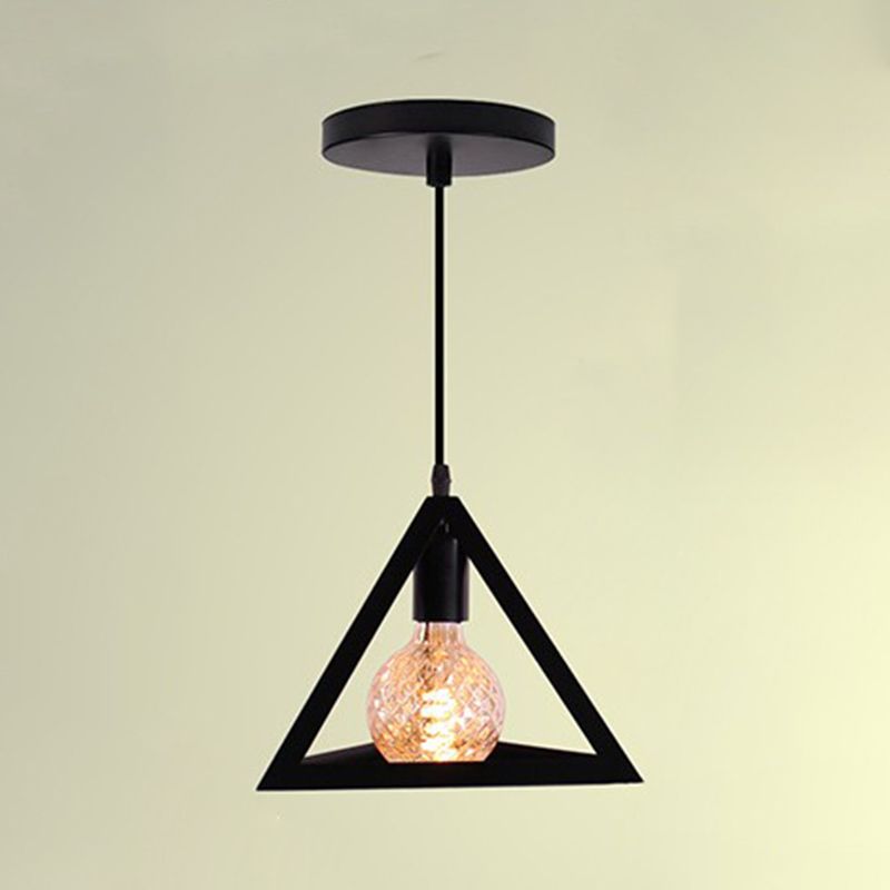 Black Pendant Light Creative Minimalist Style Hanging Lamp