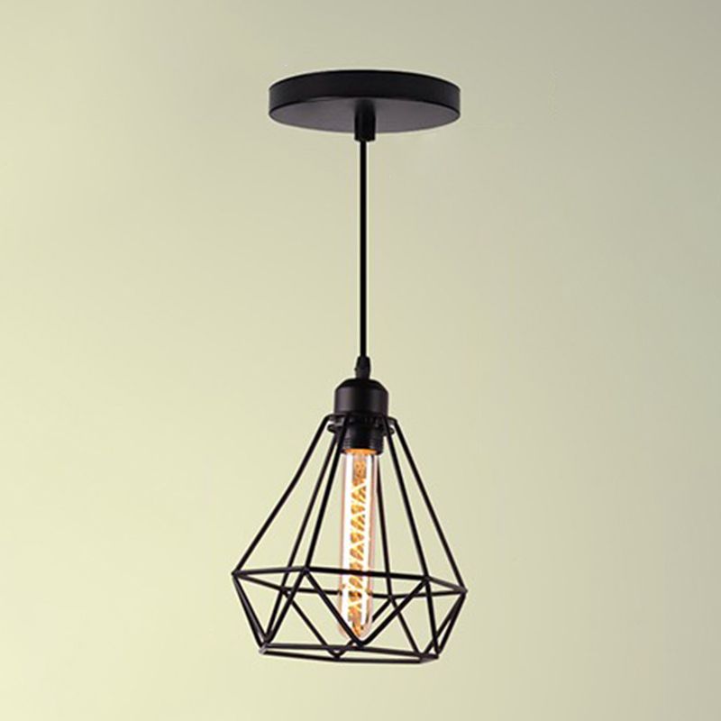 Black Pendant Light Creative Minimalist Style Hanging Lamp