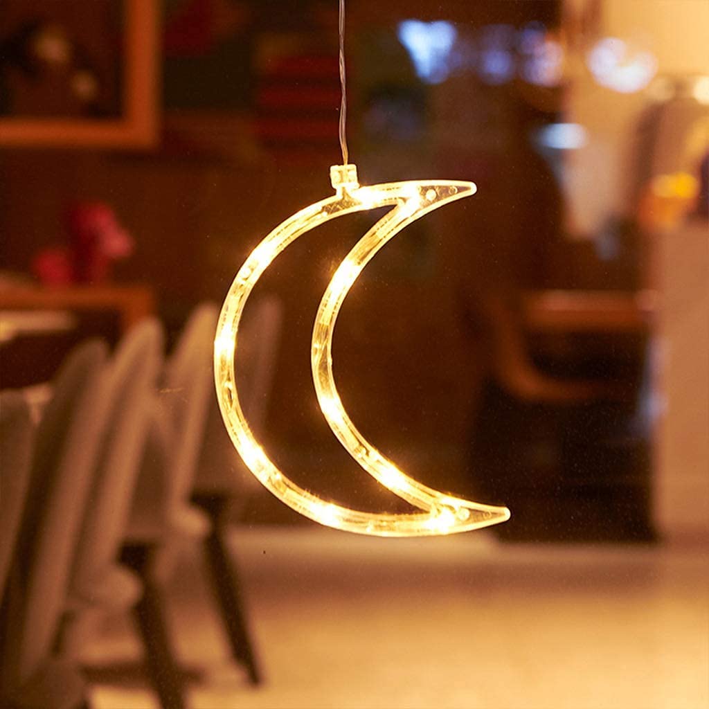3D Christmas Decoration Window Hanging Lights with Suction Cup