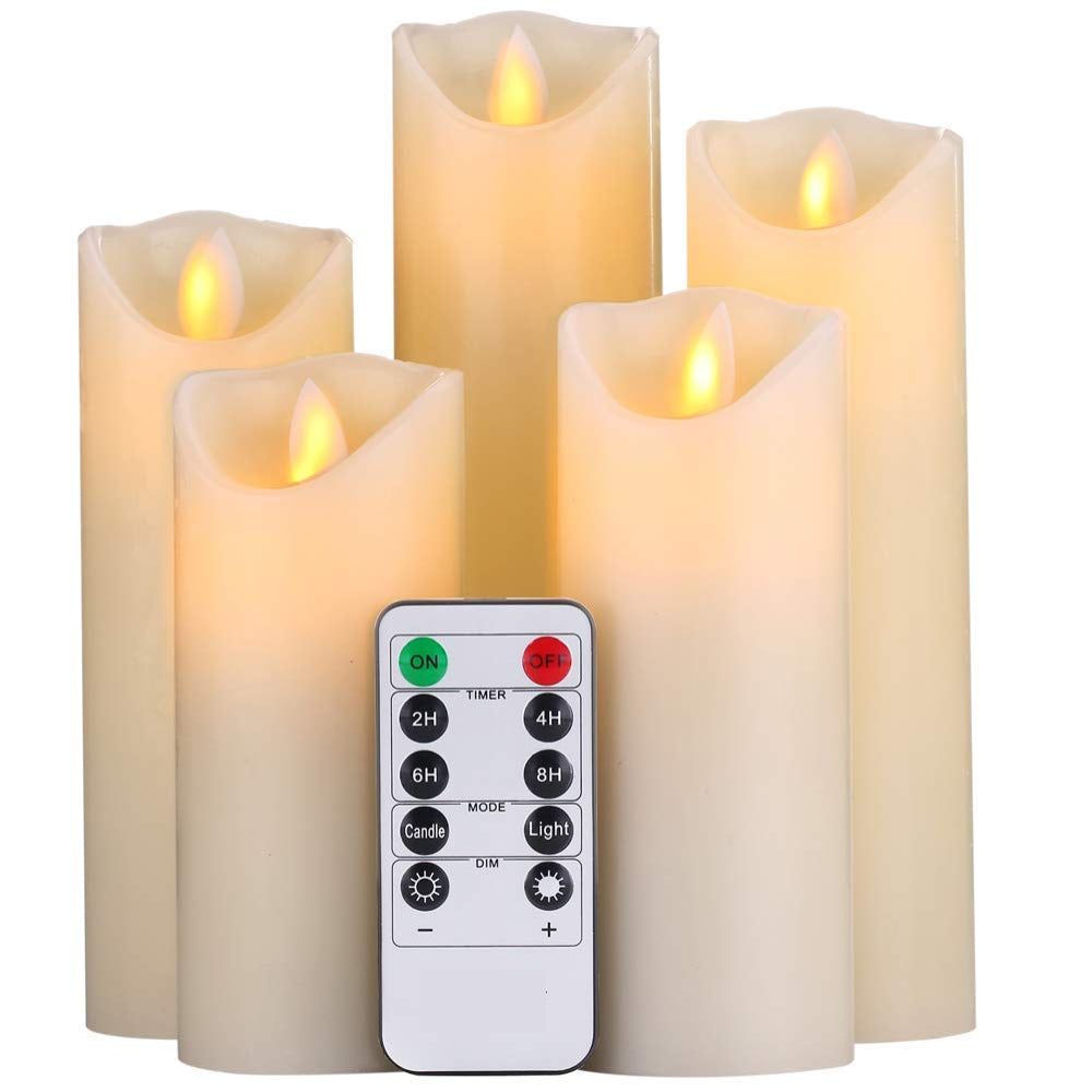 Flameless Flickering Electrical Paraffin Wax LED Candle