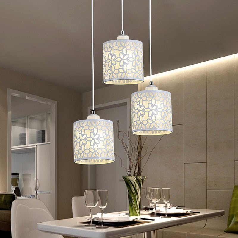Modern Nordic Pendant Lights Fixtures Iron Hollow Out Chandelier