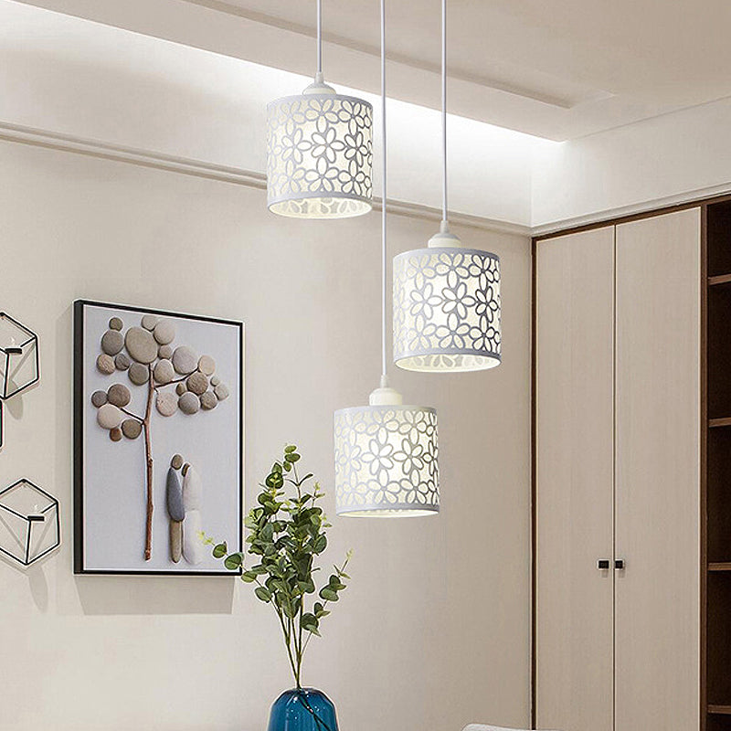 Modern Nordic Pendant Lights Fixtures Iron Hollow Out Chandelier