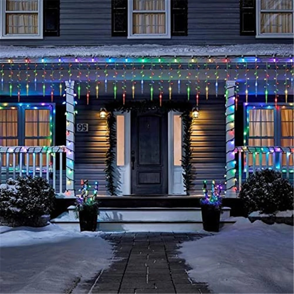 Fairy Curtain light Christmas Fairy Hanging Icicle Lamps