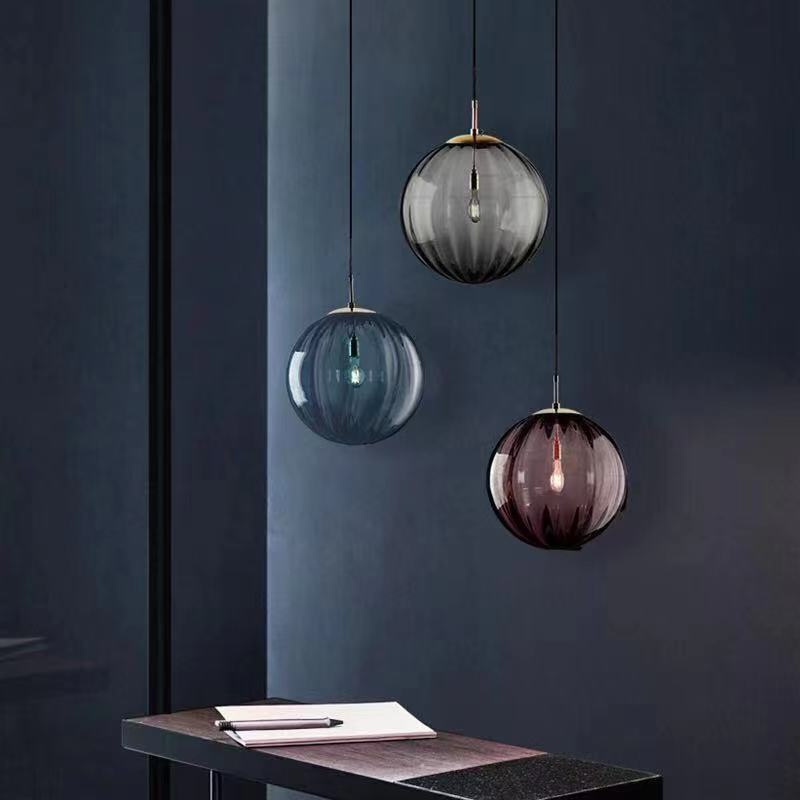 Clear Glass Ball Pendant Lamp Hanging Lamp
