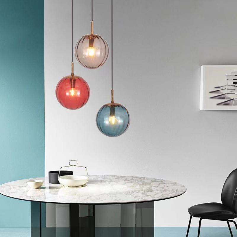 Clear Glass Ball Pendant Lamp Hanging Lamp