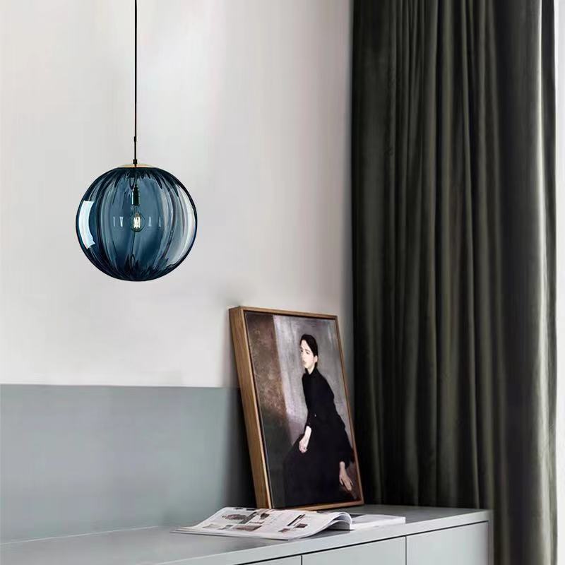 Clear Glass Ball Pendant Lamp Hanging Lamp
