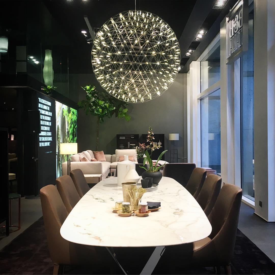 Stainless Steel LED Firework Raimond Pendant Light